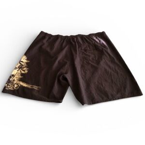 Panama Jack Men’s Board Shorts Size XL 21" Long Swim Trunks Dark Brown EUC